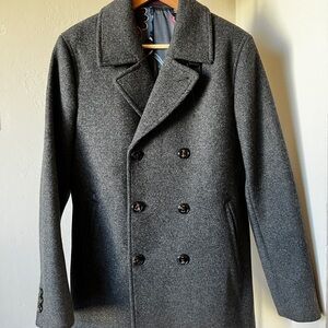 Ted Baker Westun Double-Breasted Wool-blend Coat